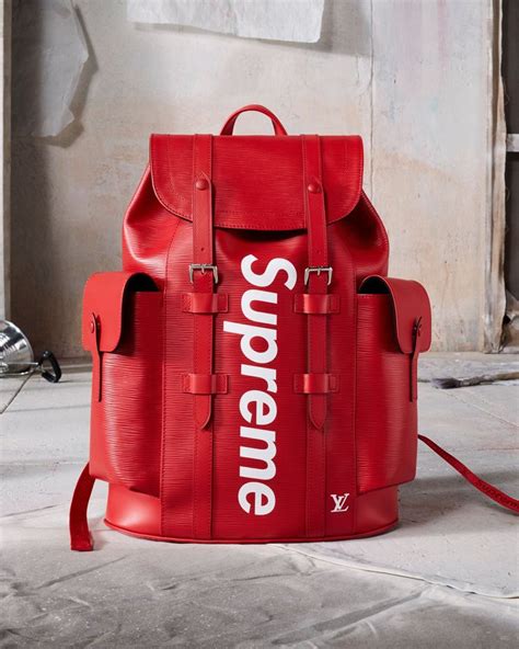 backpack louis vuitton supreme|mascarilla supreme Louis Vuitton.